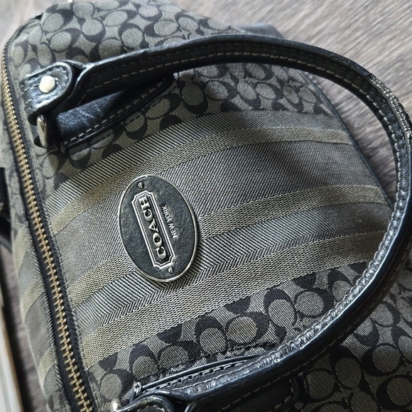 Coach Signature Legacy Molly Satchel 2Way Shoulder/Satchel 21154 - Picture 14 of 16